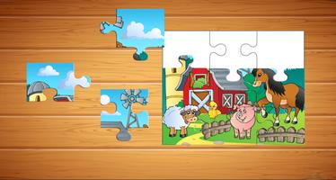 برنامه‌نما Farm Animals Puzzle For Kids عکس از صفحه