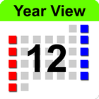 Year View Calendar & Widget icône