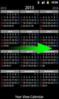 Year View Calendar & Widget capture d'écran 3