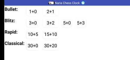 Horloge d'échecs Naria capture d'écran 3
