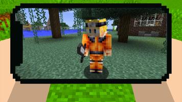 Ninja Naruto mod Minecraft PE 截圖 1