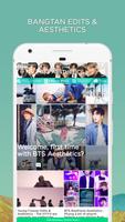 BTS Aesthetics Amino الملصق