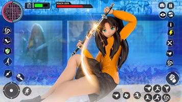 Anime High School Girl Fighter screenshot 1