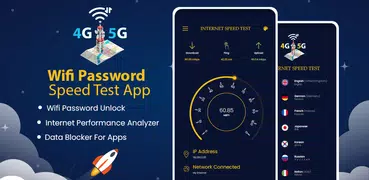 Wifi Password & Speed Test App