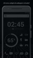 Murdered Out Pro - Black Icons Affiche