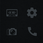 Murdered Out - Black Icon Pack icono