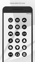 Dark Void - Black Circle Icons captura de pantalla 2