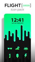 Flight Green - Icon Pack Affiche