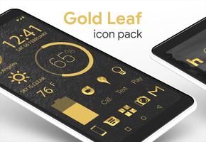 Gold Leaf Pro - Icon Pack Cartaz