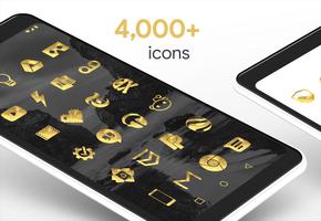 Gold Leaf Pro - Icon Pack imagem de tela 1