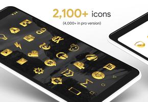 Gold Leaf - Icon Pack imagem de tela 1