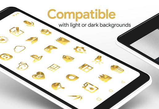 Gold Leaf - Icon Pack (Free Version) 截图 2