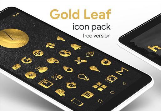 Gold Leaf - Icon Pack (Free Version) 截图 4