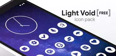 Light Void - Flat White Icons
