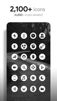 Light Void - Flat White Icons (Free Version) 截图 1
