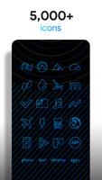 Lines Blue - Icon Pack Ekran Görüntüsü 1