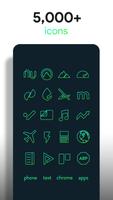 Lines Green - Icon Pack Ekran Görüntüsü 2