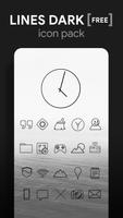 Lines Dark - Icon Pack Plakat