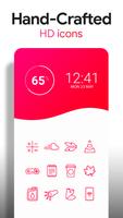 Lines Red - Icon Pack screenshot 3