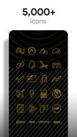 Lines Yellow - Icon Pack Ekran Görüntüsü 1