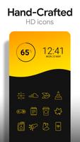 Lines Yellow - Icon Pack capture d'écran 3