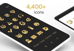 Solid Gold Pro - Icon Pack screenshot 1