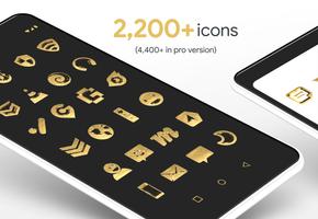 Solid Gold - Icon Pack imagem de tela 1