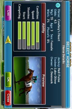 Virtual Horse Racing 3D screenshot 2
