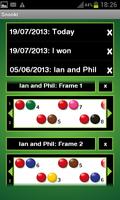 Snooker Score Pro (Snookr) स्क्रीनशॉट 1