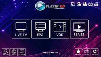 PLATIN HD IPTV Affiche