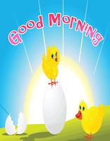 Good Morning sticker gönderen