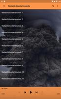 Natural disaster sounds capture d'écran 1