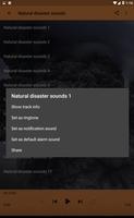 Natural disaster sounds capture d'écran 2