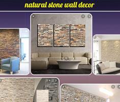 Natural Stone Wall Decoration Affiche