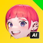 Cara de IA icono