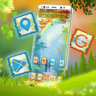 Nature Painting Launcher Theme icône