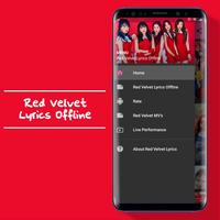 Red Velvet Lyrics (OFFLINE) Affiche