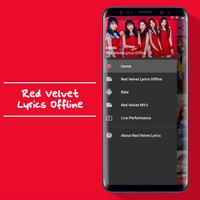 Red Velvet Lyrics (OFFLINE) पोस्टर