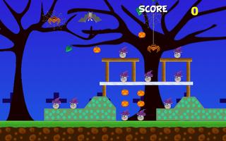 Angry Owl Halloween स्क्रीनशॉट 1