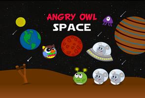 Angry Owl Space Affiche