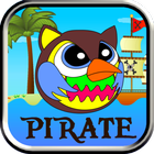 ikon Angry Owl Pirate