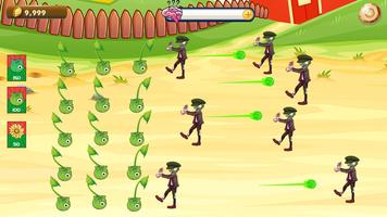 Auto Battle - Zombie Vs Fruit  captura de pantalla 1