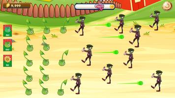 Auto Battle - Zombie Vs Fruit  captura de pantalla 2