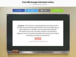 CBD Dosage Calculator poster