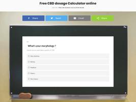 CBD Dosage Calculator screenshot 1
