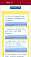 HP Job Alert- Himachal Pradesh capture d'écran 1