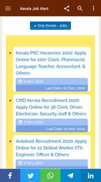 Kerala job Alert screenshot 1