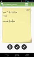 Asistente Agenda Plakat