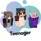 ikon Skin Teenager for Minecraft PE