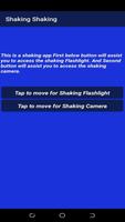 Shaking app - Shake Flashlight & Camera - Free Affiche